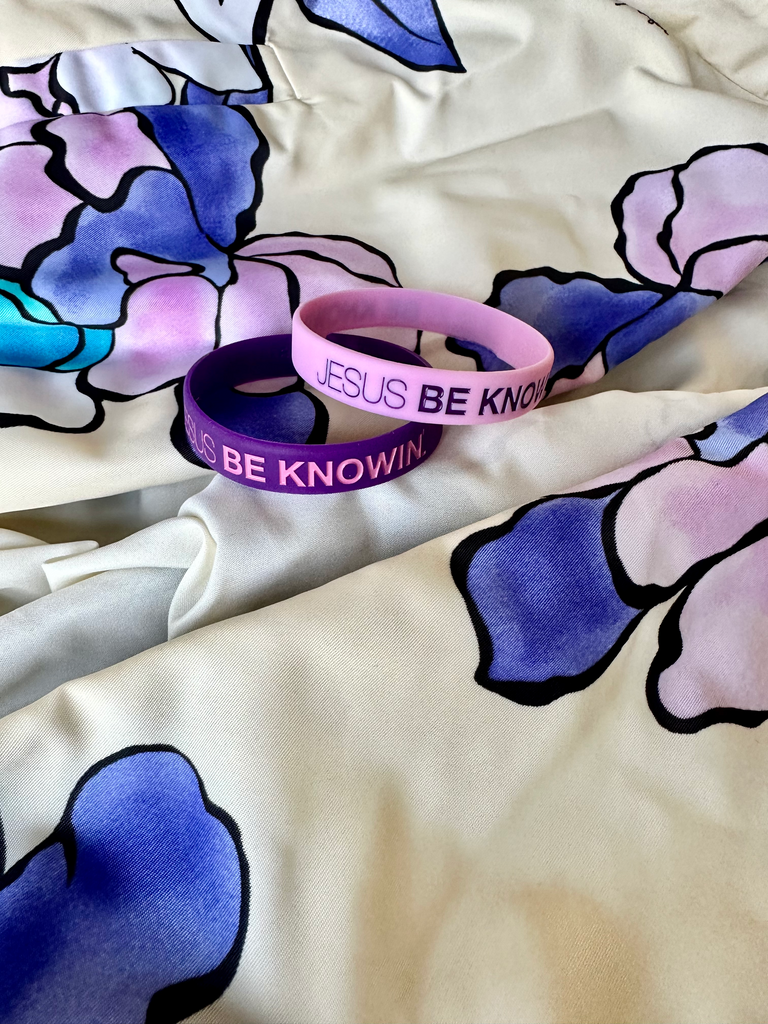 Jesus Be Knowin' | Limited Edition The Purple Print Wristbands