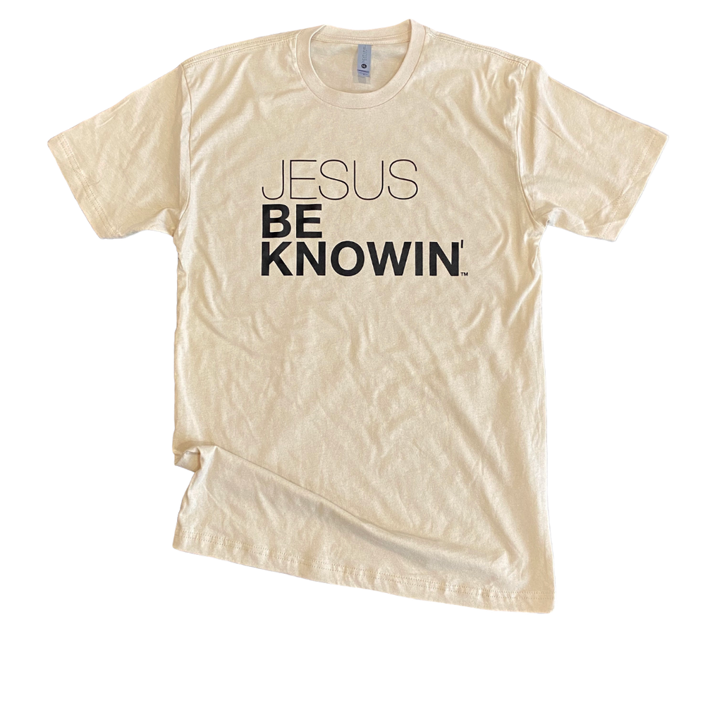 Jesus Be Knowin' | Khaki Tee